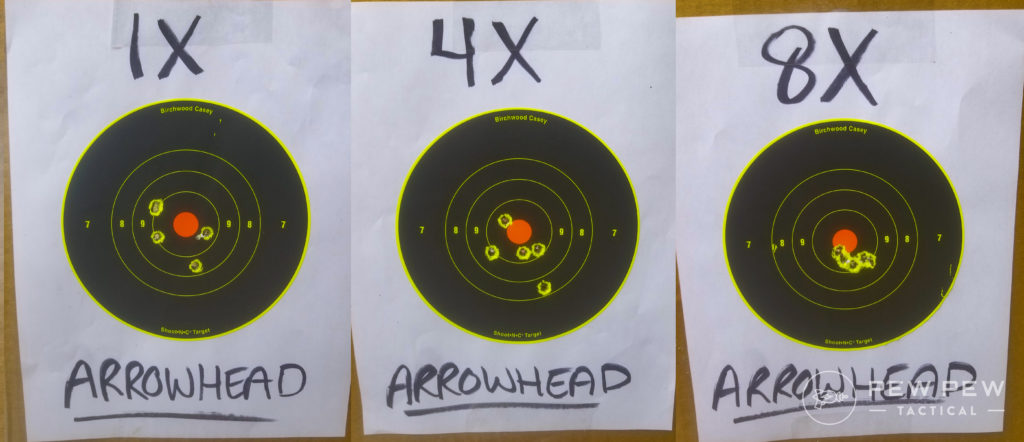 Swampfox Arrowhead 1-8x LPVO Target (1)