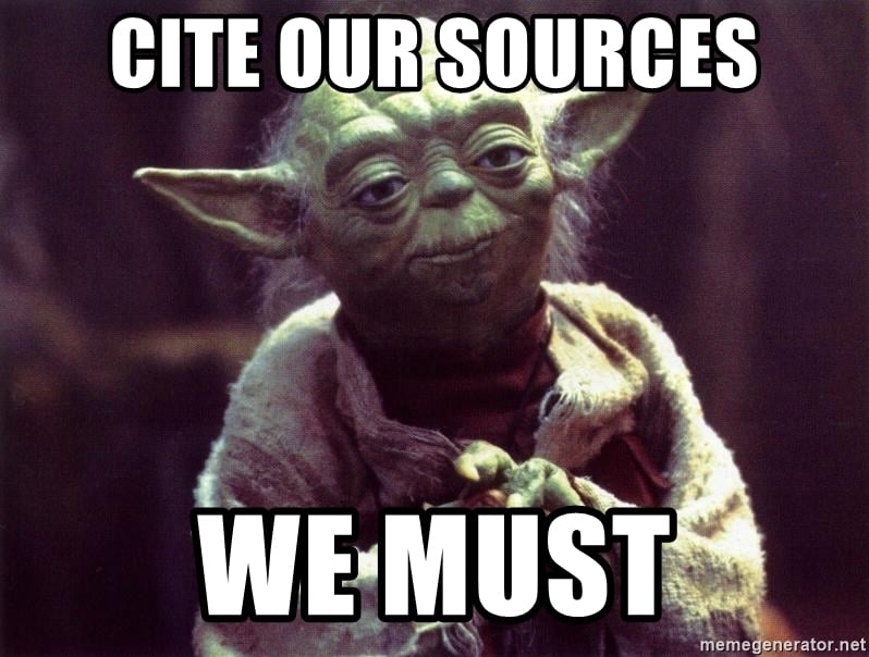 cite your sources