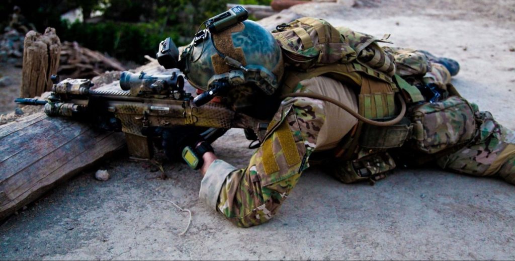 MK17 75th Ranger Regiment in Paktiya Province, Afghanistan, 2013