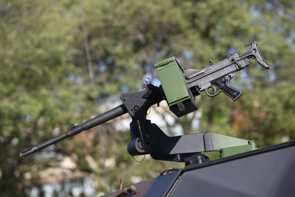 AA-52 mounted on a vehicle