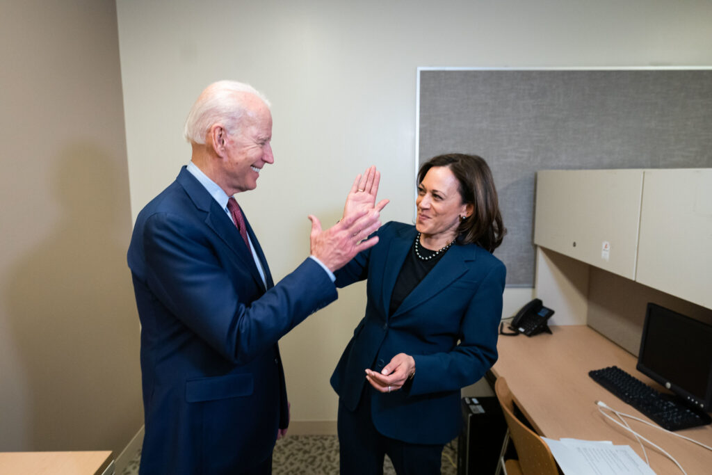 Biden and Harris