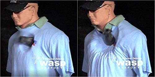 WASP Personal Defense Weapon Accessory in use