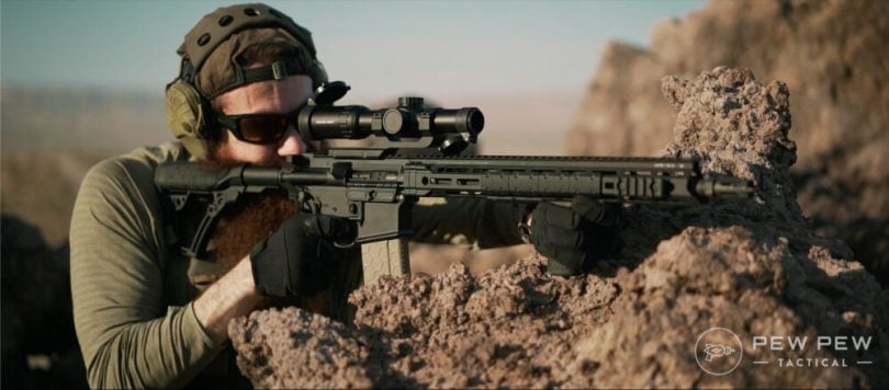 Daniel Defense DDM4V7 Desert Shooting