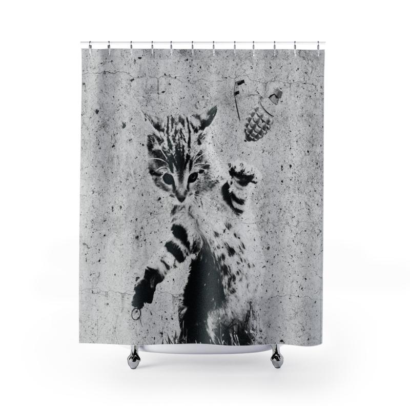 Arm the Animals Catastrophe Shower Curtain