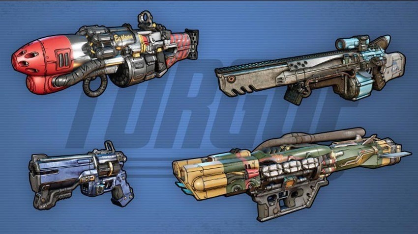 Borderlands Guns