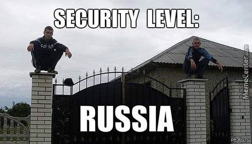 Security Level Russia Meme