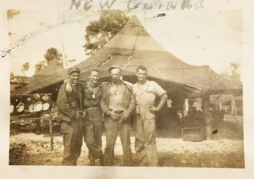 Ted White in New Guinea