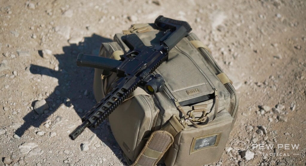 PSA AR-V On Bag Top Down View