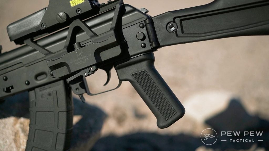 PSA AK 103 Stock Closeup