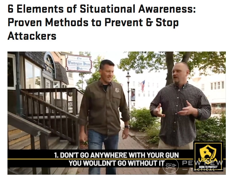 USCCA Video Vault, Situational Awareness