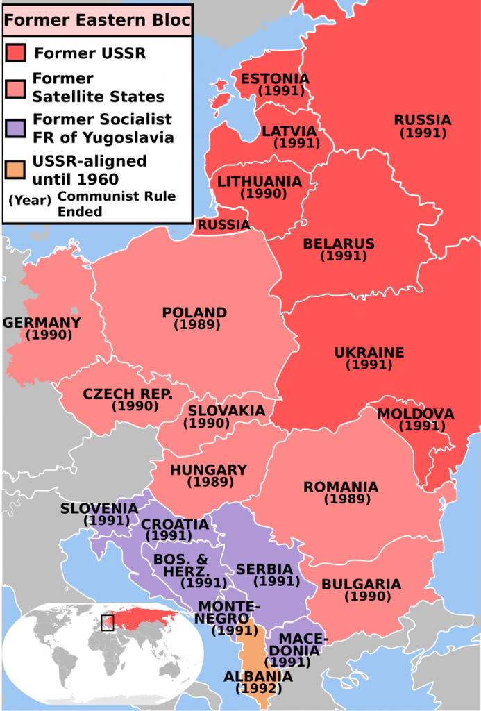 Iron Curtain Map