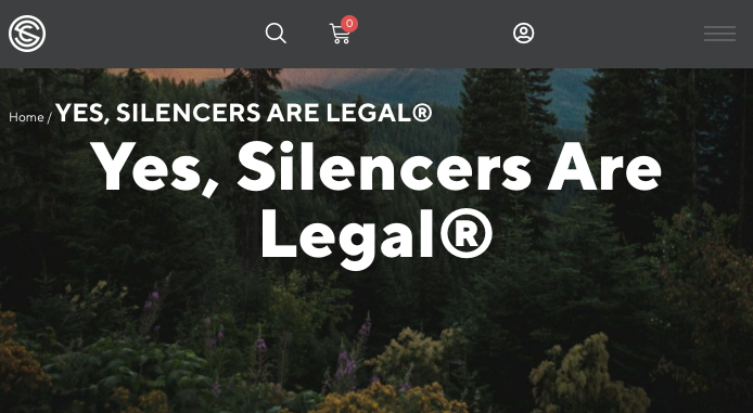 SilencerCo Legal