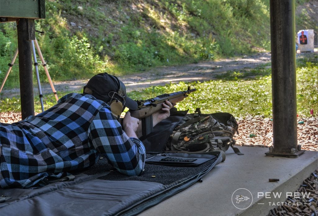 Urban Firearm Setup M1A Shooting at Range