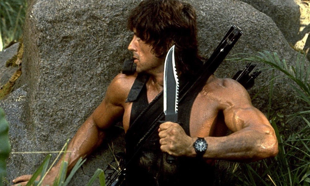 Rambo on the hunt