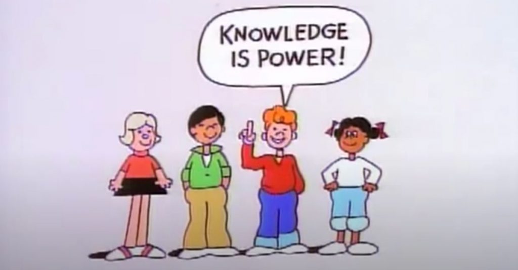 Schoolhouse Rock Knowledge is Power