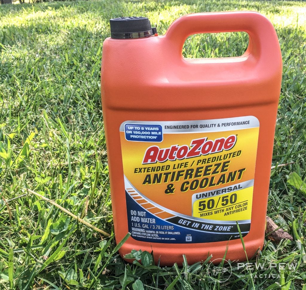 3. Prep Garage Antifreeze