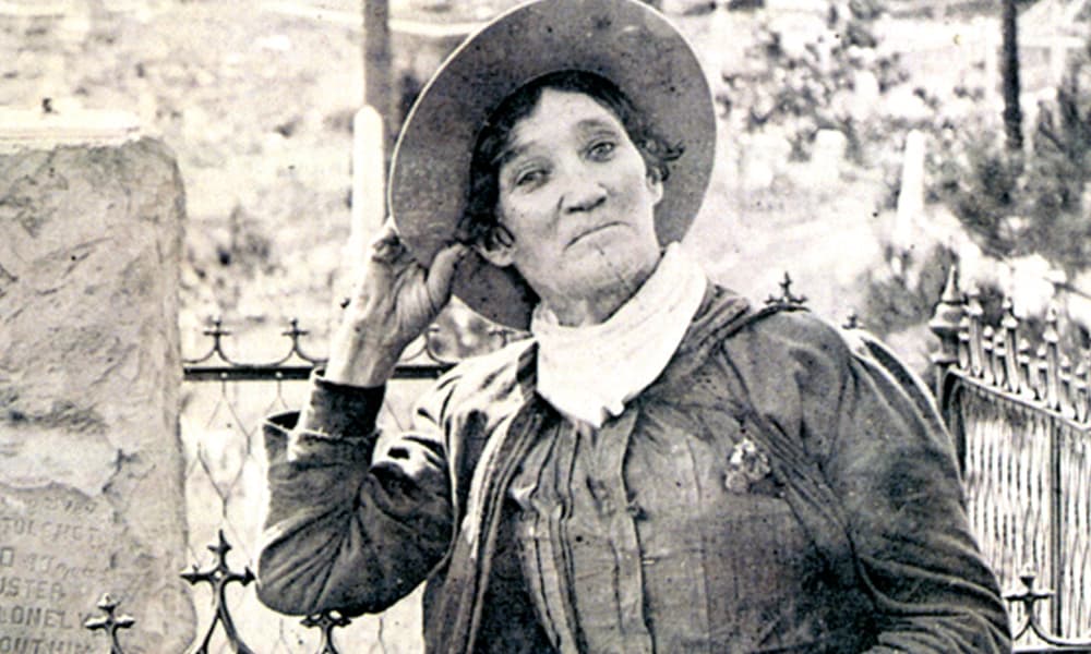 Calamity Jane at Bill Hickok's Grave