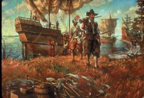 English Arrive Jamestown