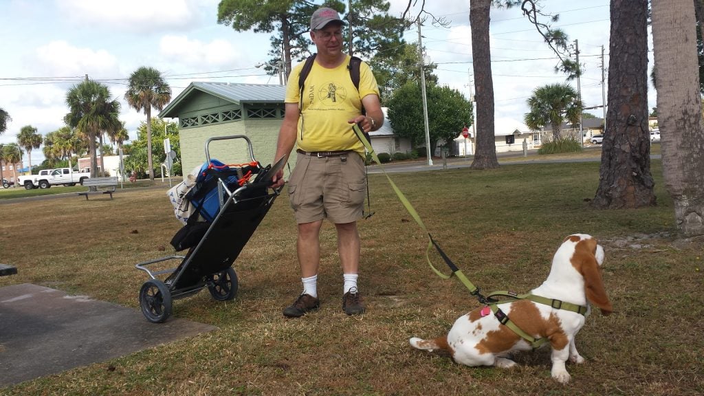 A RaDAR Competitor and pooch ready to roll!