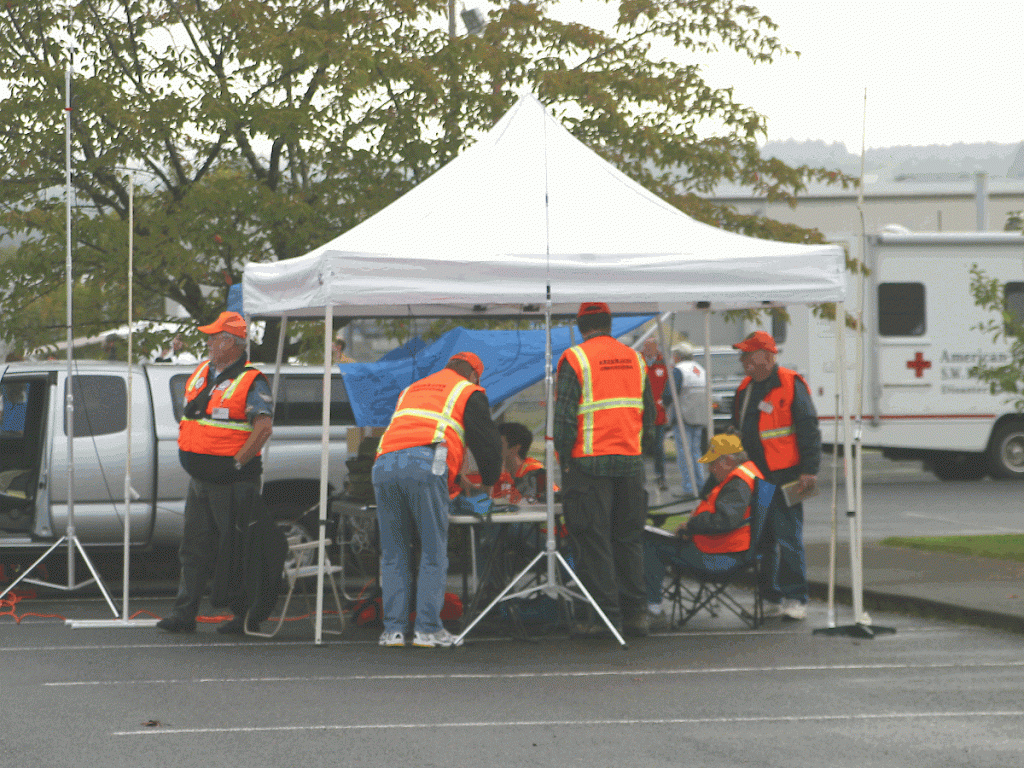 Ham operators helping out in a disaster