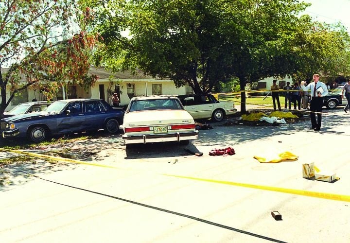 Miami Shootout Crime Scene