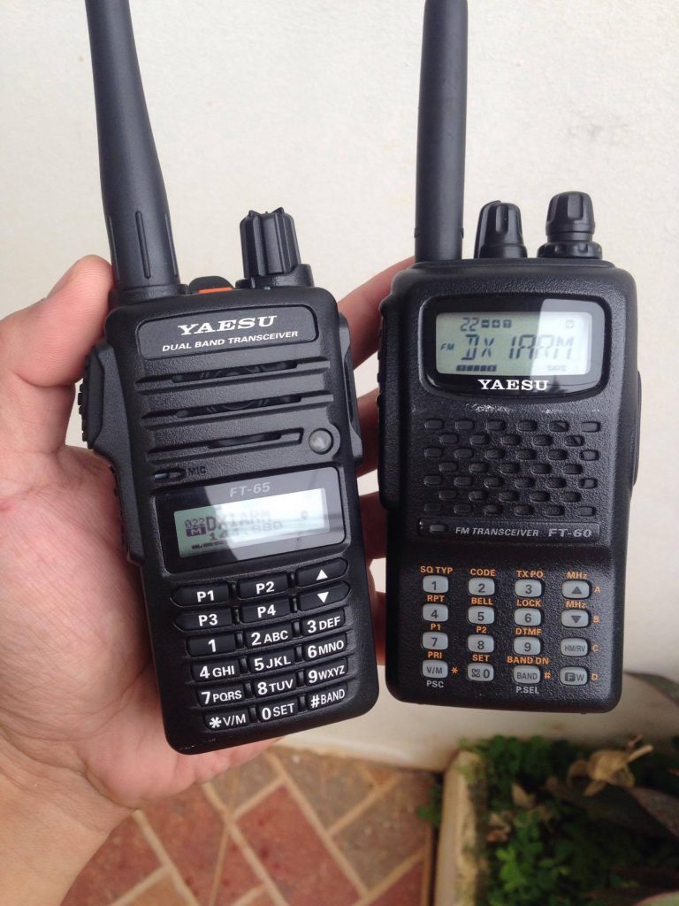 Yaesu FT-65R and FT-60