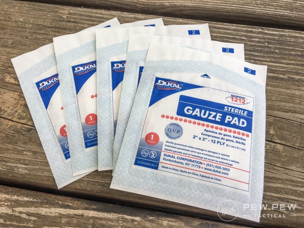 DIY First Aid Kit Gauze Pads