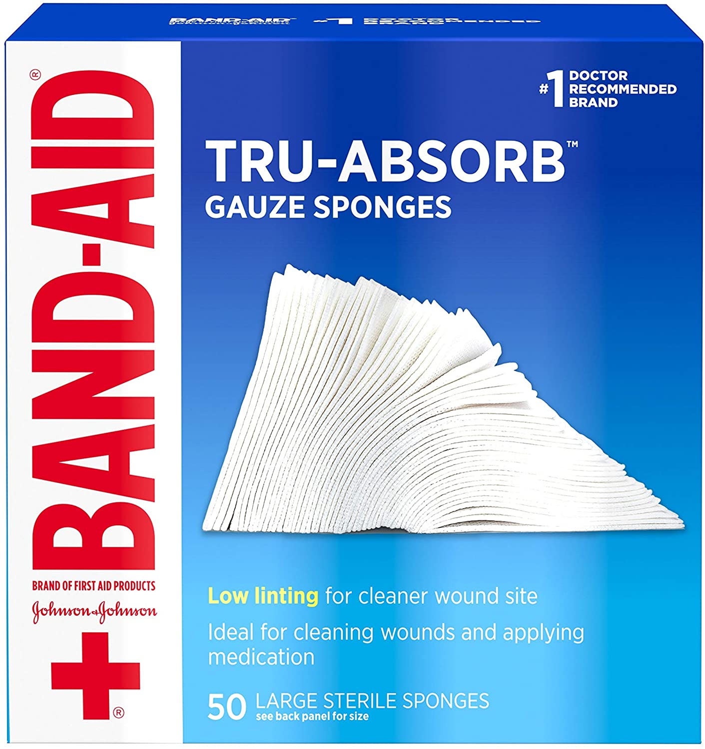 Gauze Pads 4×4, 50 Count
