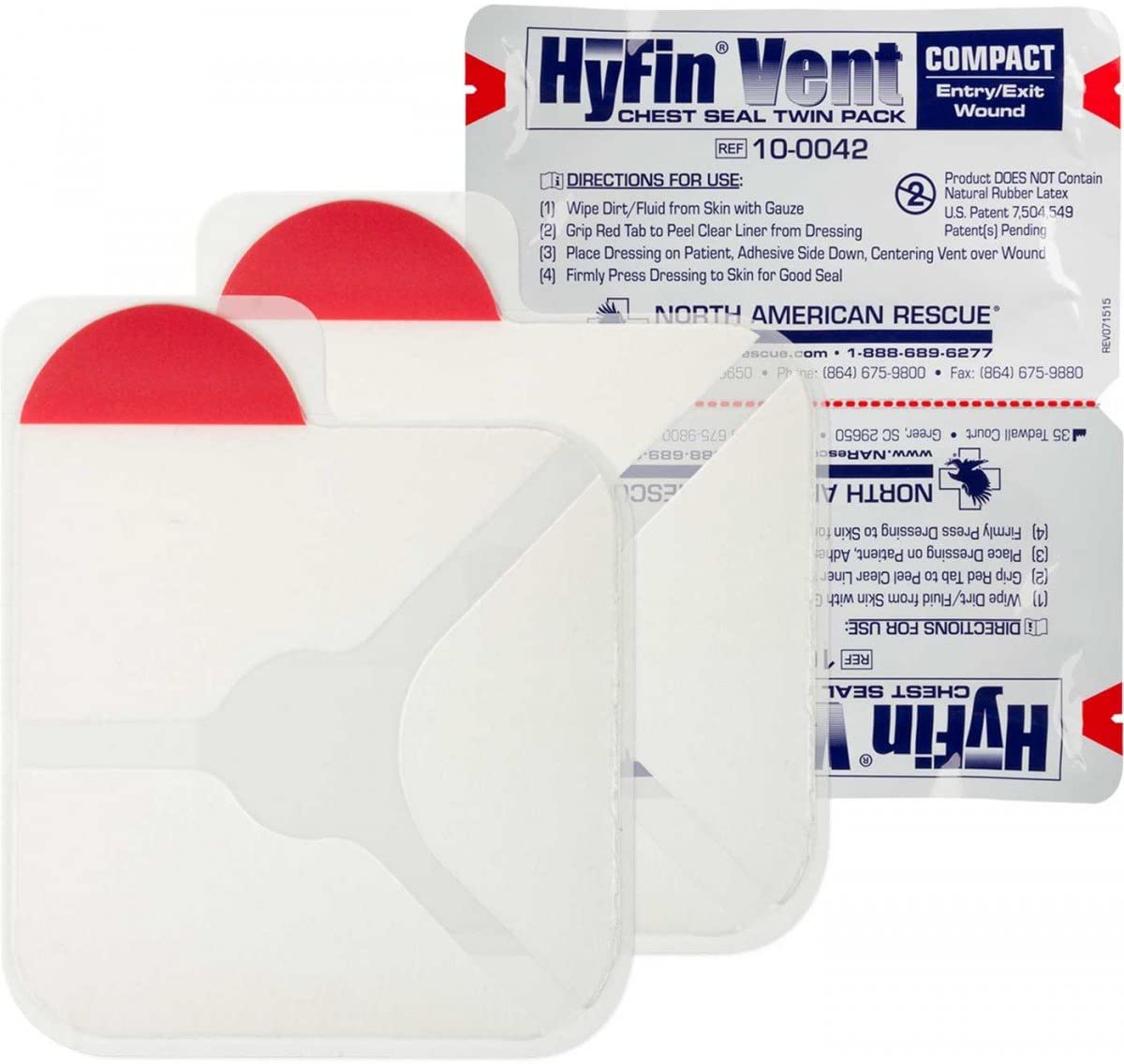 NAR HyFin Chest Seal Twin Pack