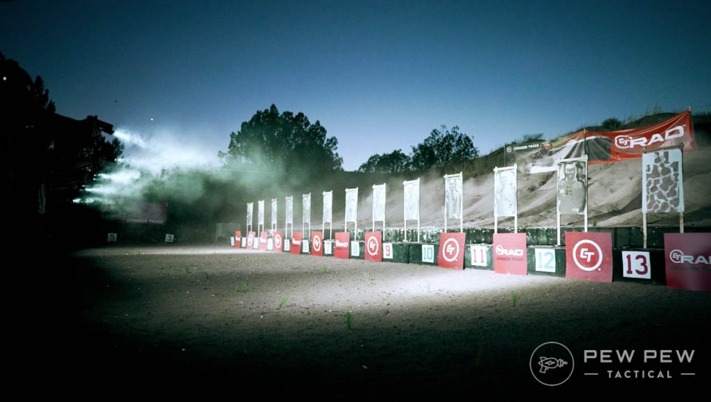 Crimson Trace RAD Pro Gunsite Night Shoot