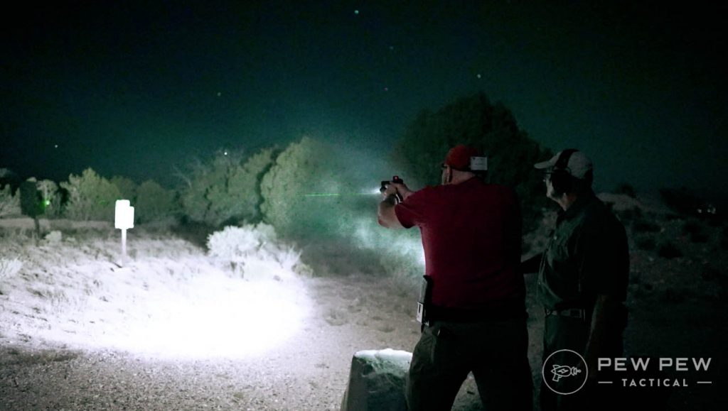 Crimson Trace RAD Pro Gunsite Night Shoot