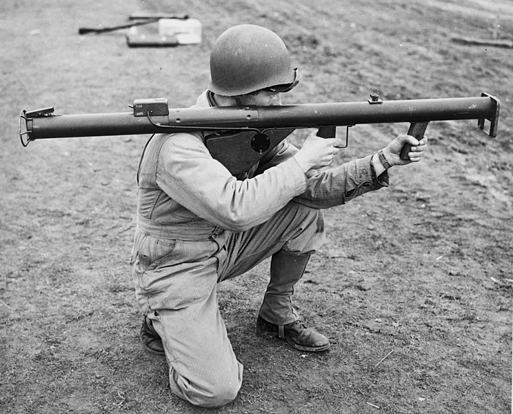 Soldier with M1 Bazooka