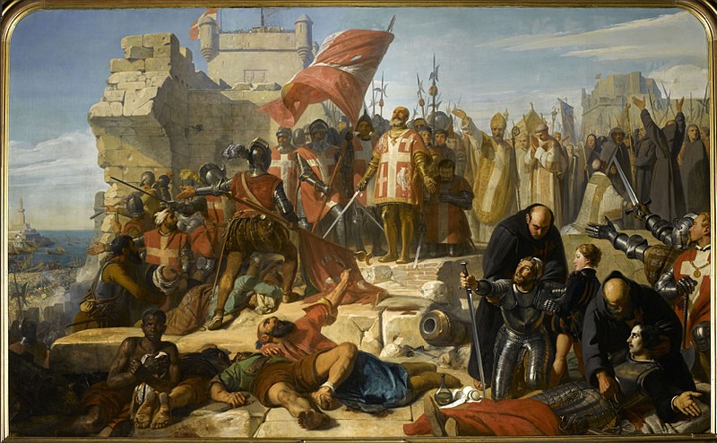 Levee du Siege de Malte by Charles Philippe Lariviere