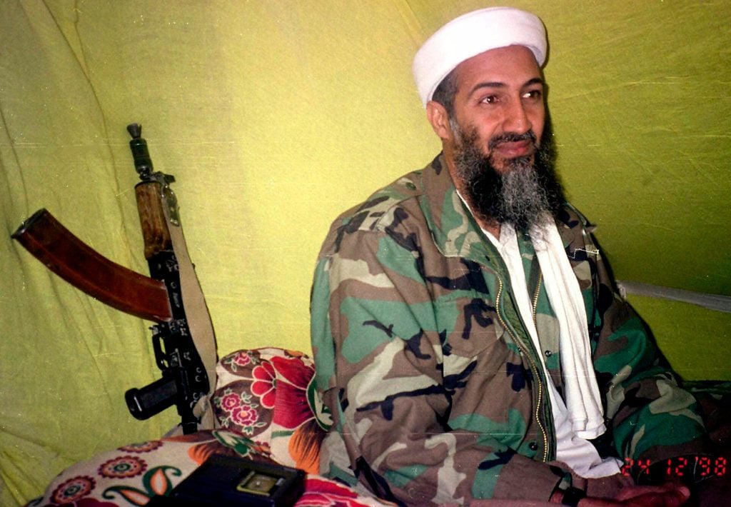 Osama Bin Laden with Krinkov