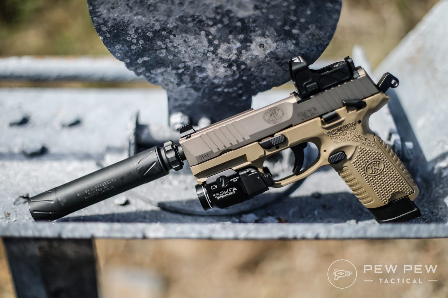 [Hands On Review] FN 502 Tactical FDE: Best Modern .22 LR? - Pew Pew ...