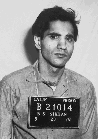 Sirhan's mugshot