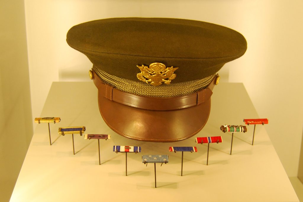 "Audie Murphy Hat & Medals" exhibit at the National Infantry Museum and Soldier Center