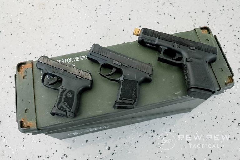 L to R LCP Max, P365, G19