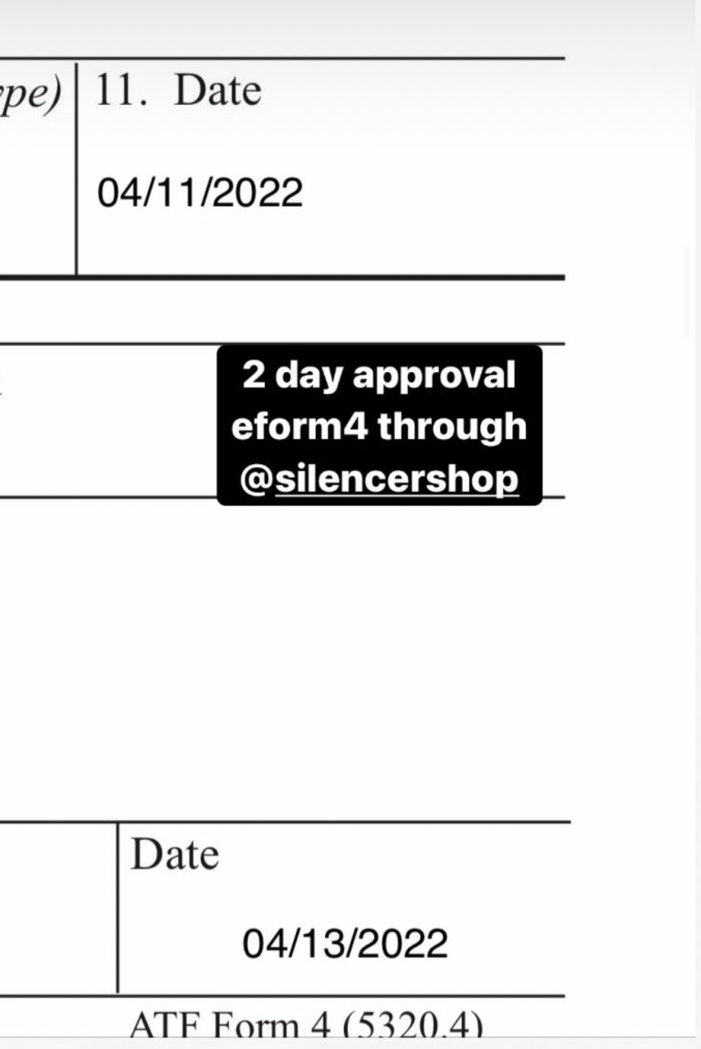 Suppressor Wait Times as Short as 2 Days with ATF eForms Pew Pew Tactical