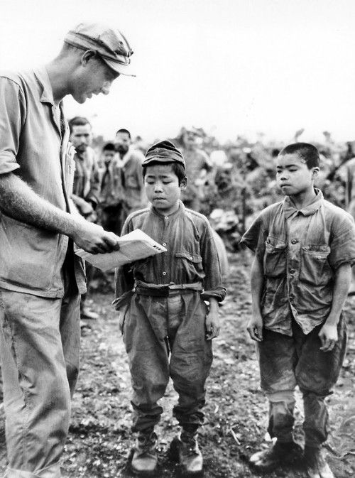 Child soldiers at Okinawa