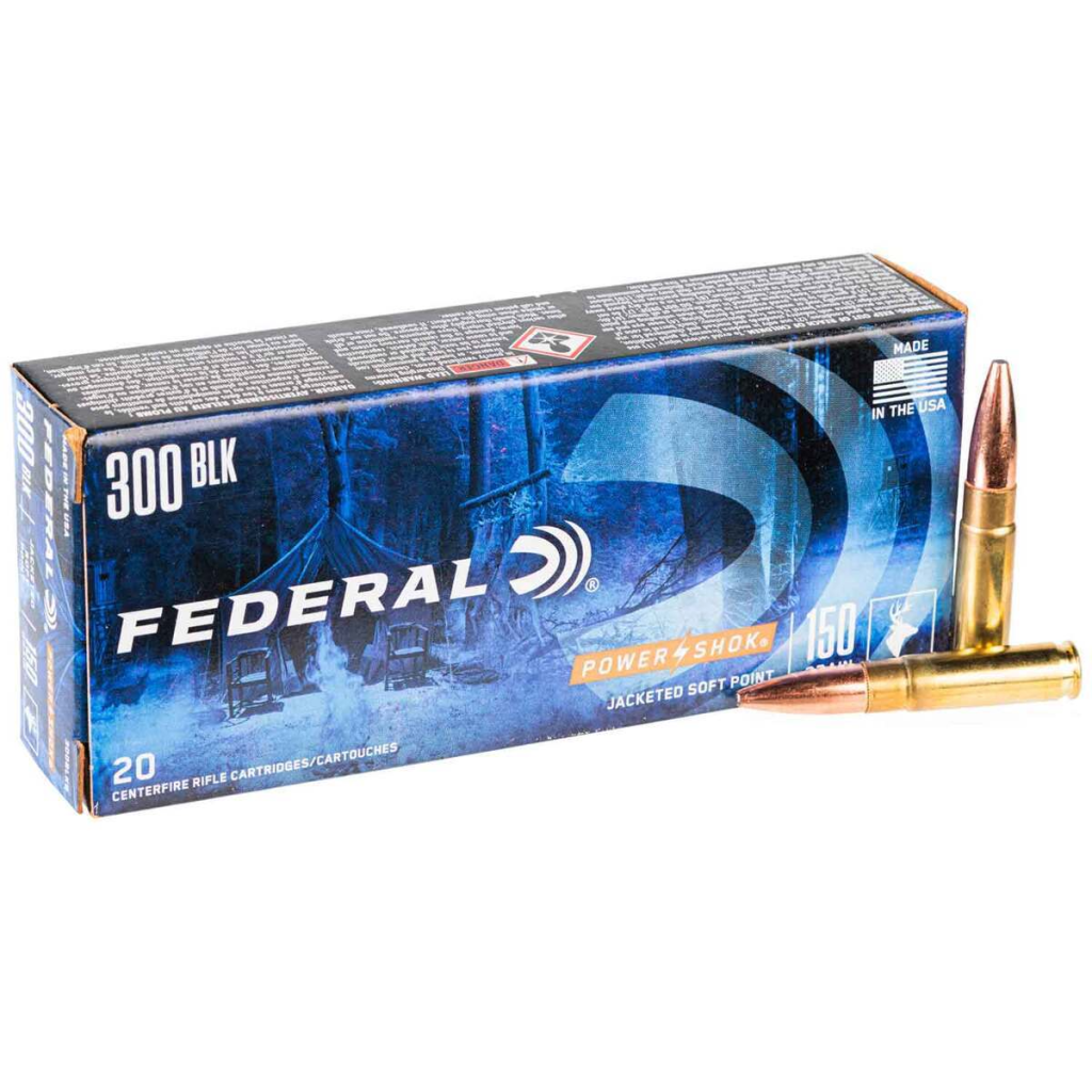 Product Image for Federal Power-Shok .300 Blackout 150 GR JSP