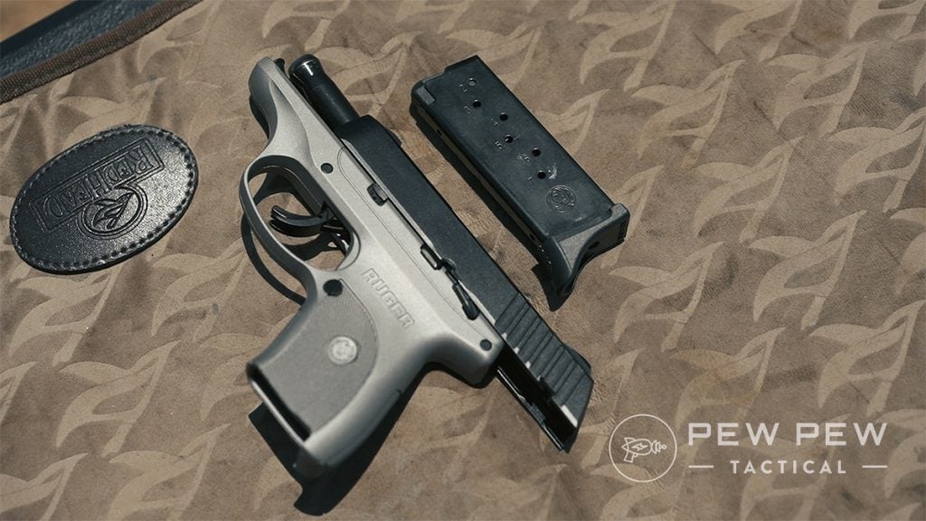 Ruger EC9s slide back