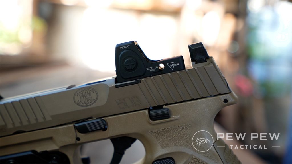 FN 509 Tactical Suppressor Hieght Trijicon Sights