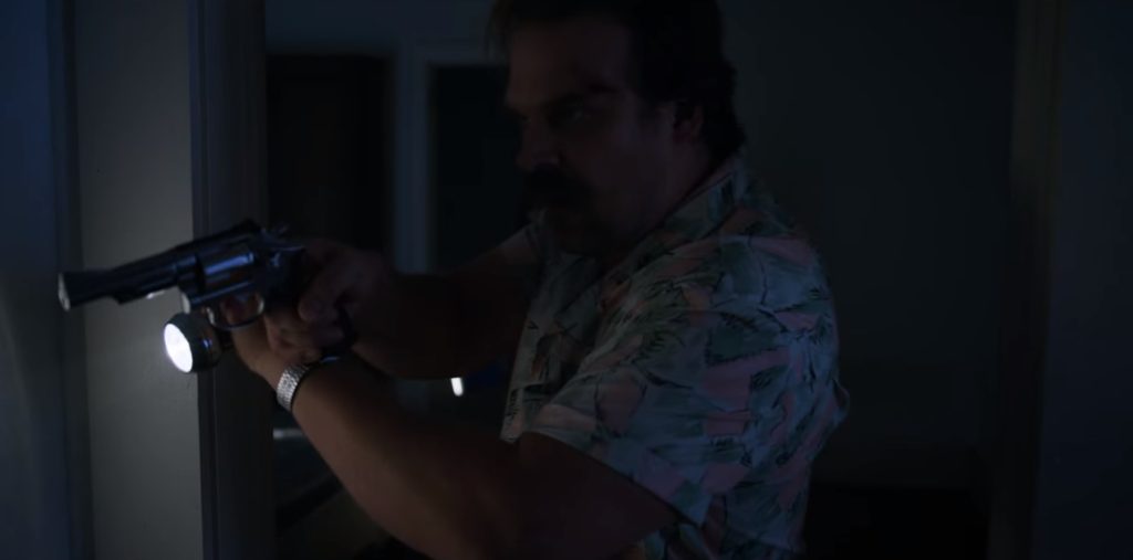 Hopper with his S&W Model 66 during Season 3