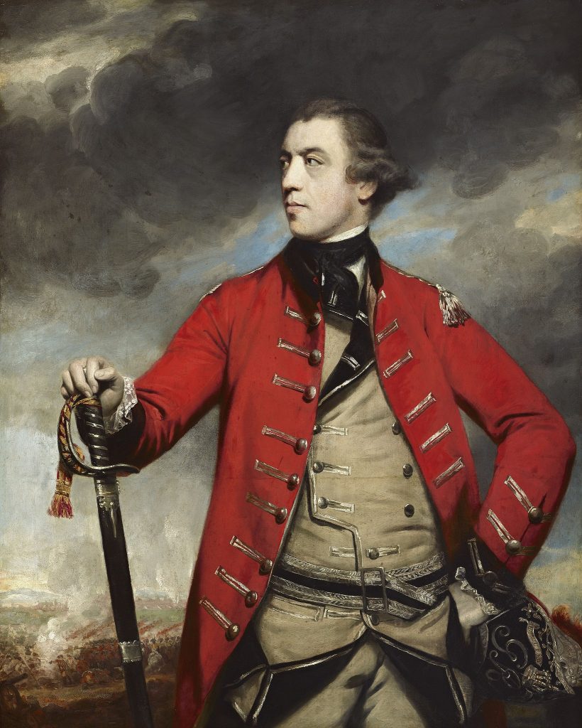 General John Burgoyne, painted by Joshua Reynolds