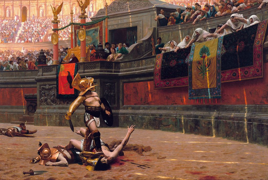 Pollice Verso by Jean-Léon Gérôme