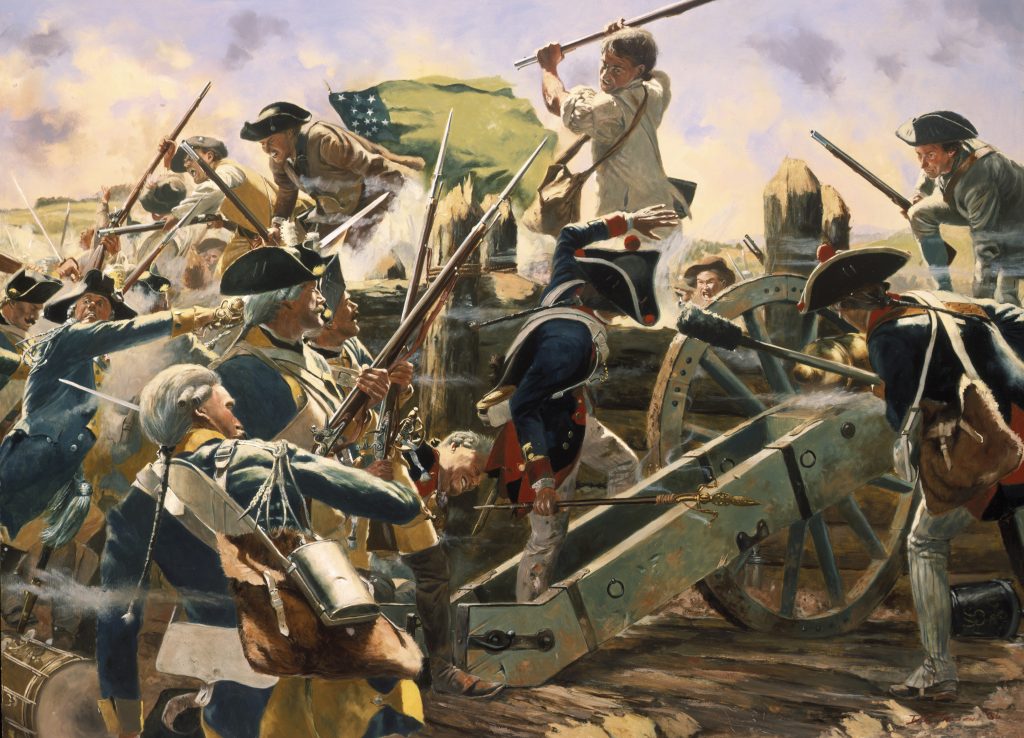 The Battle of Bennington by Don Troiani