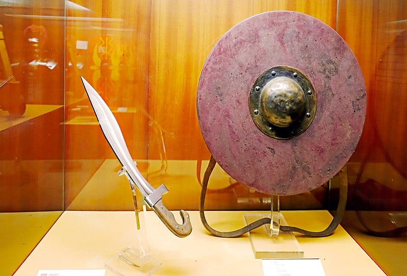 Lusitani sword and shield