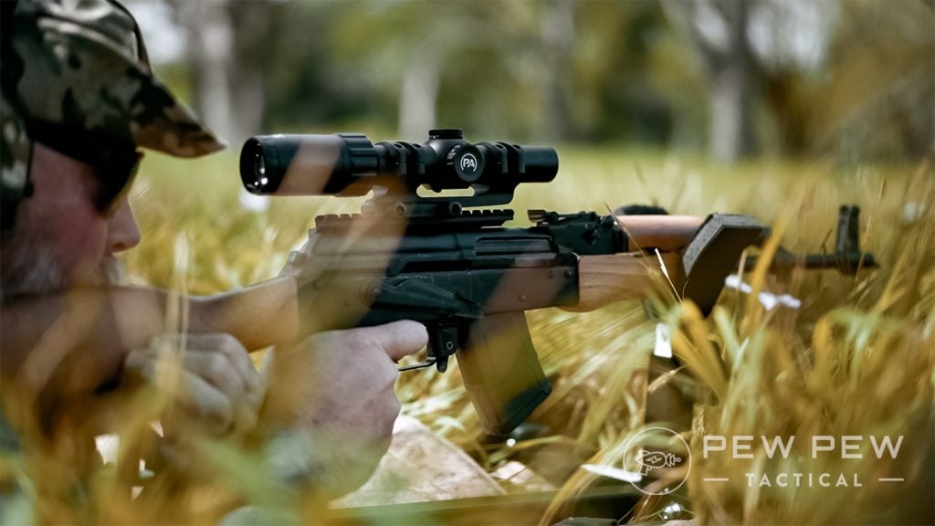 Century Arms WASR-10 shoot prone