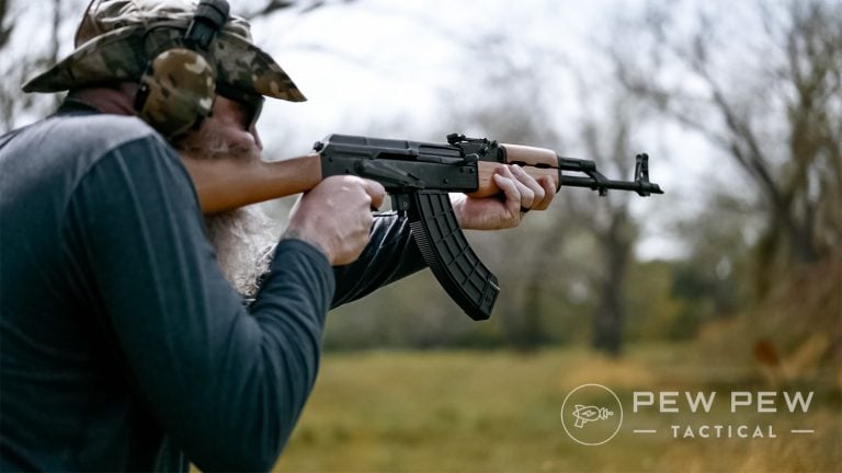 Century Arms WASR-10 shoot right rear